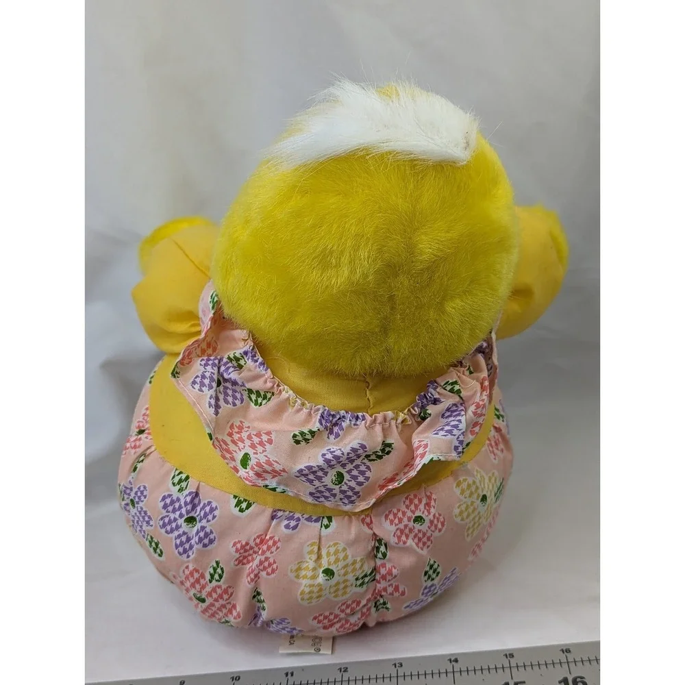 Kellytoy Yellow Puffy Duck Chick Plush 11 Inch Stuffed Animal Toy‎